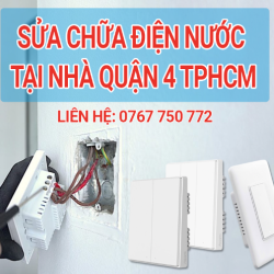 Sửa Điện Nước Quận 4 Tại Nhà Giá Rẻ