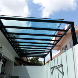 THI CÔNG MÁI CHE POLY LẤY SÁNG
