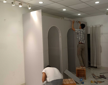 THI CÔNG TƯỜNG THẠCH CAO 